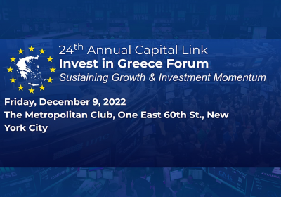 24th Capital Link invest in Greece Forum
