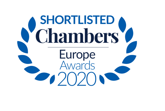 Chambers Europe Shortlisted 2020