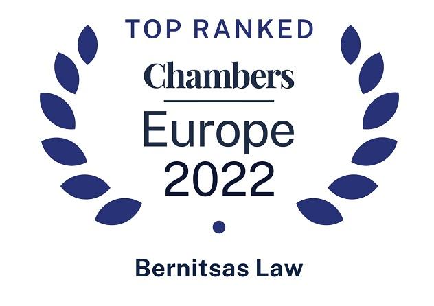 Top Band recognition in Chambers Europe 2022